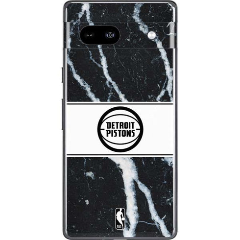 NBA Detroit Pistons Marble Google Pixel 7a Skin
